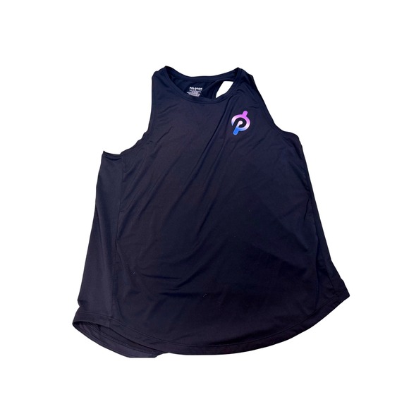Peloton Tops - Peloton Black Racerback Tank Top‎ Medium Mesh Back Athletic Workout Shirt